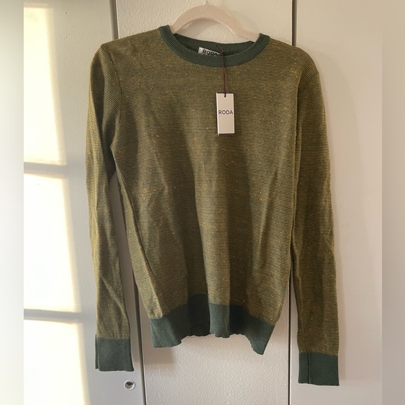RODA Patterned Knit Linen Sweater - Picture 6 of 6